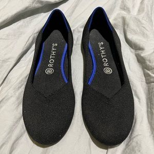 Rothy’s Black Flats size 9